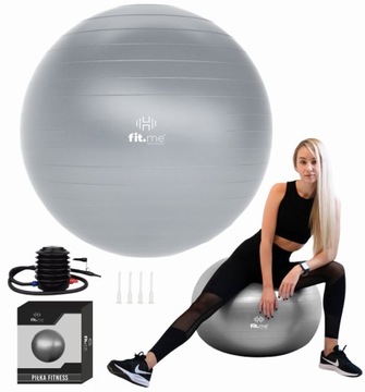 PIŁKA REHABILITACYJNA GIMNASTYCZNA FITNESS DO ĆWICZEŃ ELASTYCZNA TRWAŁA 75
