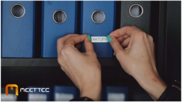 СМЕННАЯ ЛЕНТА DYMO D1 45810 19 ММ ПРОЗРАЧНАЯ/БЕЛАЯ