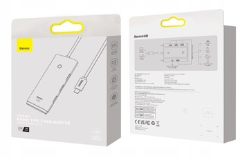 АДАПТЕР BASEUS-концентратор-разветвитель USB-C TYPE-C TO 4X USB 3.0 1M