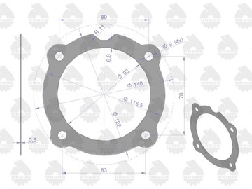 Комплект прокладок для двигателя С-330 Original Ursus.