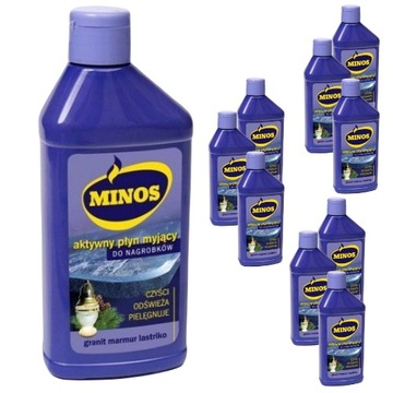 Płyn środek do MYCIA NAGROBKÓW Minos 270 ml x 10