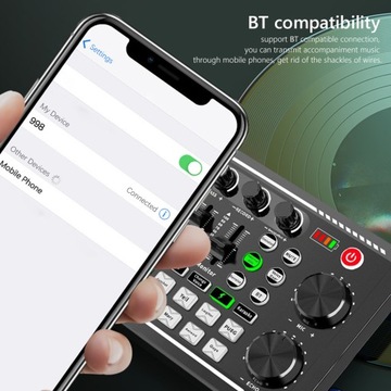 Комплект подвесного микрофона Профессиональная звуковая карта