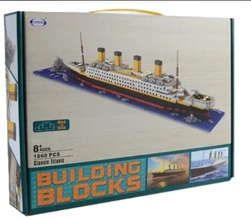 TITANIC KLOCKI NIEKOMPATYBILNE DLA DZIECKA *1860 SZTUK* NA PREZENT HIT 2023