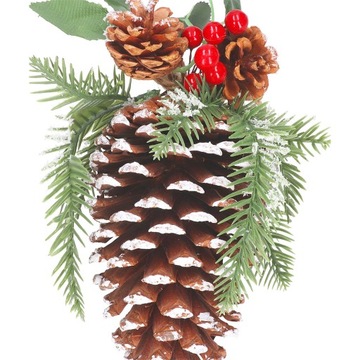 МЕГА БОЛЬШАЯ НАТУРАЛЬНАЯ СОСНОВАЯ ШИШКА ДЕКОР ИЗ НАСТОЯЩЕЙ ЕЛИ ХОКСКАУН 24см