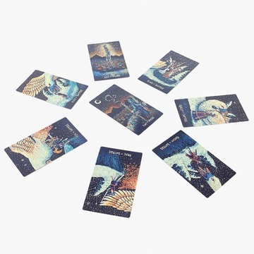 НАБОР КЛАССИЧЕСКИХ КАРТ ТАРО ГАДАНИЕ ТАРО СОЛНЦЕ ЗОЛОТАЯ ФОЛЬГА 78 КАРТ ПВХ