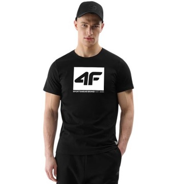 Мужская футболка 4F футболка для футболки спортивной блузки каждый день