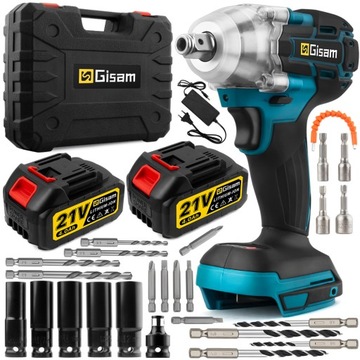 Бесщеточная ударная отвертка с функцией аккумуляторной дрели 3-в-1