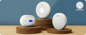 Aroha Mini czujnik dymu z 10-letnią baterią