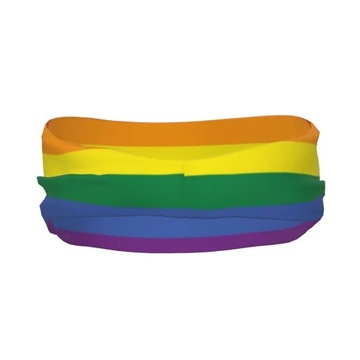 Rainbow Pride LGBT Headband Sweat Bandage Hai