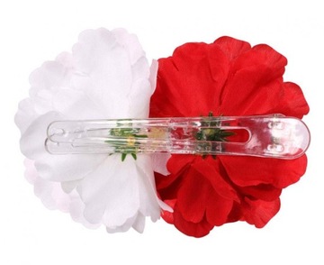 Spinka,duża, białe i czerwone płatki