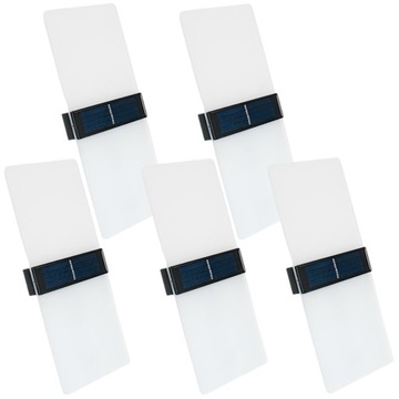 5x Kinkiet Lampka Solarna Ozdobna LED Oświetlenie Domku Altanki Tarasu