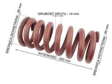 ПРУЖИНА ПЕРЕДНЕЙ ОСИ STUNNER ZETOR 5511 3649 5