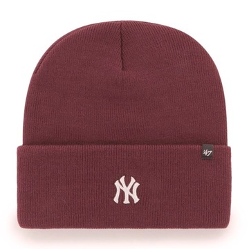 Czapka zimowa 47 Brand Base Runner NY bordowa New York Yankees MLB