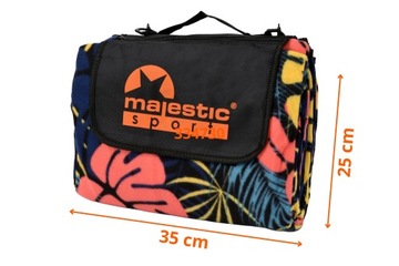 MAJESTIC SPORT водонепроницаемое одеяло для пляжного пикника с утеплителем 200х200