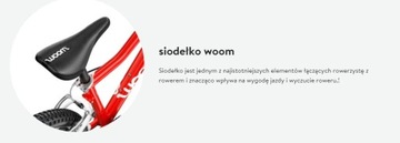 Легкий велосипед для ребенка Woom 6 Red 26 ''