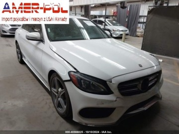 Mercedes Klasa C W205 2018 Mercedes-Benz Klasa C 2018 Mercedes-Benz C-Class C 300 Sedan 2.0 Benzyna