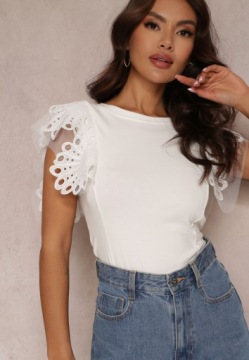 Renee Biała Bluzka damska