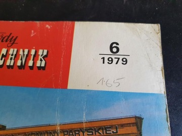 KSIĄŻKA CZASOPISMO NUMER MŁODY TECHNIK 6 / 1979