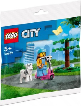 LEGO City Wybieg dla psów i hulajnoga 30639