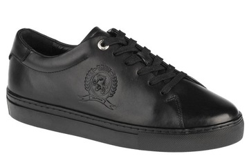 Damskie Buty Tommy Hilfiger Crest Sneaker czarne FW0FW05922-BDS r. 39