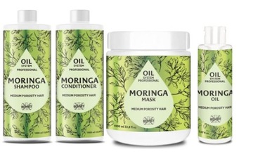 ZESTAW DO OLEJOWANIA WŁOSÓW ŚREDNIOPOROWATYCH OLEJ MORINGA RONNEY