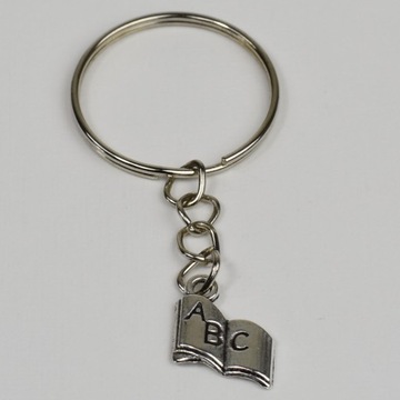 Charms zawieszka otwarta księga książka 11x11mm 5szt.