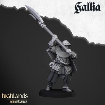 Gallia Men at Arms Highlands Miniaturesx10