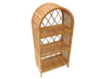 SZAFKA WIKLINOWA -PIĘKNA PÓŁOKRĄGŁA ETAŻERKA PÓŁKA