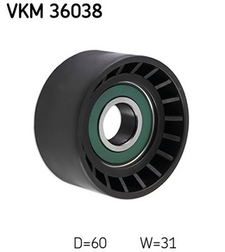 SKF VKM 36038 направляющий/направляющий ролик
