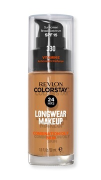 REVLON ColorStay Podkład od twarzy skóra TŁUSTA 24h 330 Natural Tan
