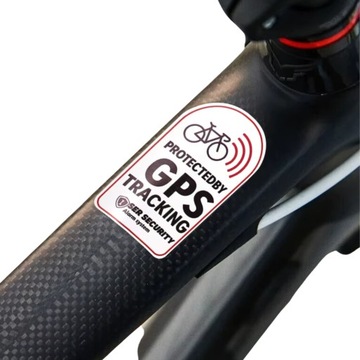 10 -кратная велосипедная наклейка GPS -велосипедная рама отслеживает предупреждение о защите