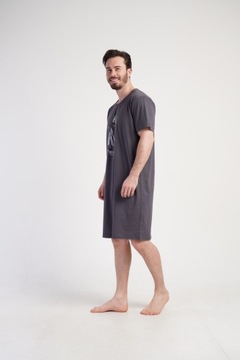 Koszula męska do spania bawełniana wygodna pomysł na prezent Vienetta XL