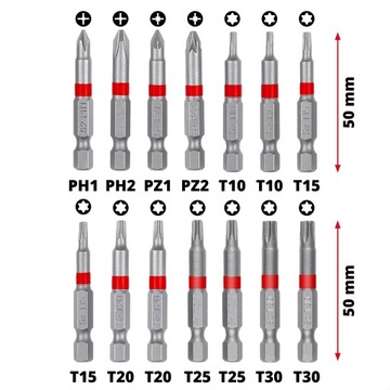 ZESTAW BITÓW I NASADEK W WALIZCE 42 SZT M-CASE EINHELL