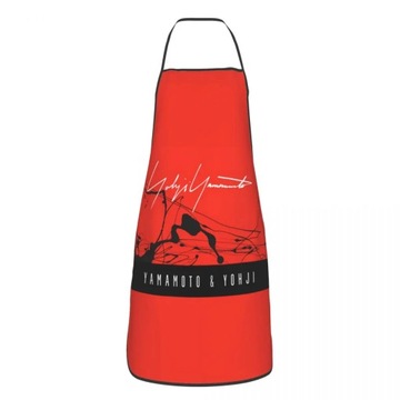 Funny Yohji Yamamoto Bib Apron Men Women Unisex Kitchen Chef Tablier