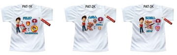 Футболка Paw Patrol с именем ребенка, 104 см