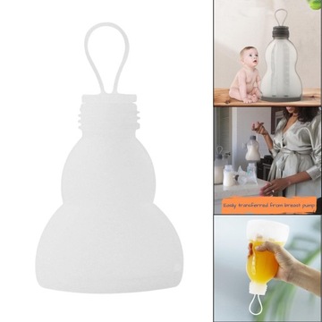 Силиконовое молочко, Milk Saver для кормления, 150 мл, белое