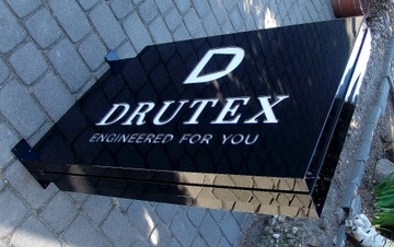Kaseton dwustronny DIBOND 100x100 / led