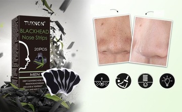 20 патчей от черных точек, черные точки, бамбуковый уголь, глубокое очищение