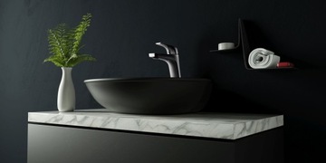 ПОЛЬША ВЫСОКИЙ кубический смеситель для умывальника VALVEX