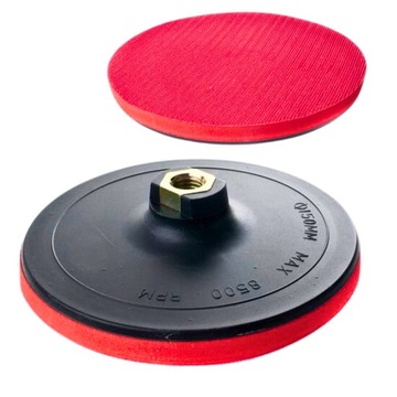 ДИСК ДЛЯ УГЛОВОЙ ШЛИФРОВКИ ГУБКА НА ЛИПУЧКЕ 150мм