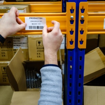 Этикетка с держателем DK11204 17x54 для Brother QL700 QL1110 замена 5пак