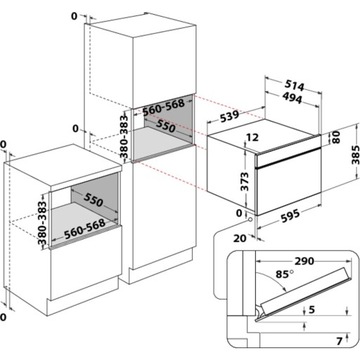 Микроволновая печь Whirlpool AMW730IX Inox 31л