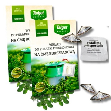 Target Wkład Do Pułapki Na Ćmę Bukszpanową Wabi Wyłapuje SZKODNIKI Natural