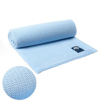 ECRI КРЕЩЕННОЕ ТРИКОТАЖНОЕ ОДЕЯЛО 80х100