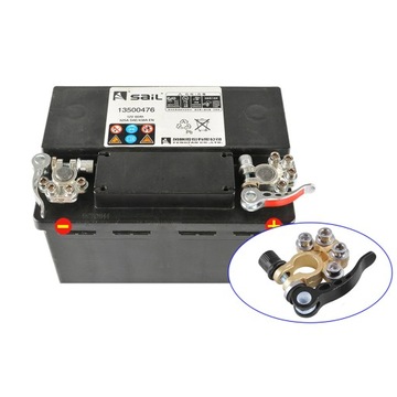 КЛЕММНЫЕ РАЗЪЕМЫ КЛЕММЫ АККУМУЛЯТОРНОЙ БАТАРЕИ ПОЛОЖИТЕЛЬНЫЙ ОТРИЦАТЕЛЬНЫЙ НАБОР ИЗ 2 ШТ.