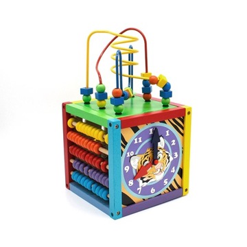 DREWNIANA KOSTKA EDUKACYJNA SORTER