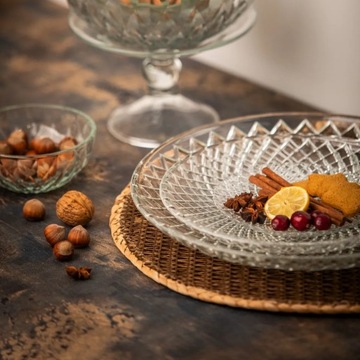 Набор тарелок на 12 персон и подставка для торта Altom Design Solaris Набор из 13 штук.