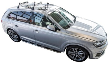 AUDI Q7 2015+ БОКОВЫЕ ПОДНОЖКИ OEM НАКЛАДКА