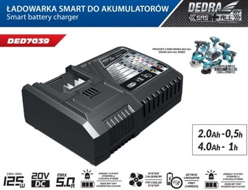 DEDRA DED7039 Быстрое зарядное устройство для аккумуляторов SAS