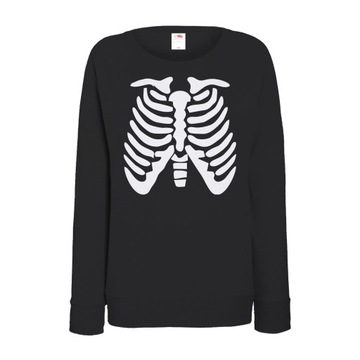 SKELETON женская толстовка со скелетом на Хэллоуин
